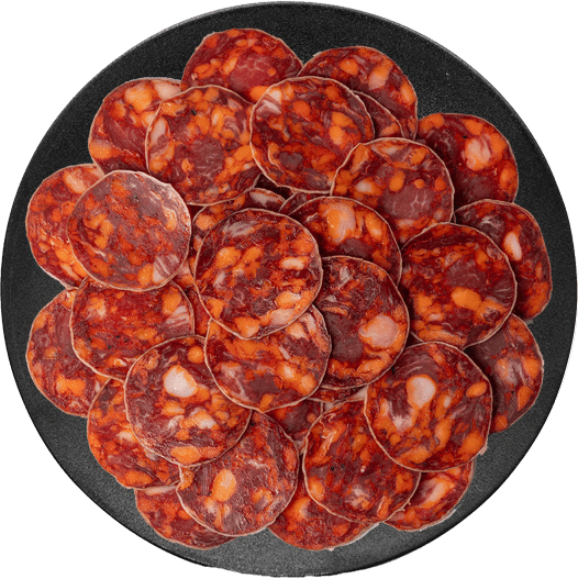 Chorizo Ibérico de Bellota – Sliced Spanish Cured Sausage - Iberian Ham Express