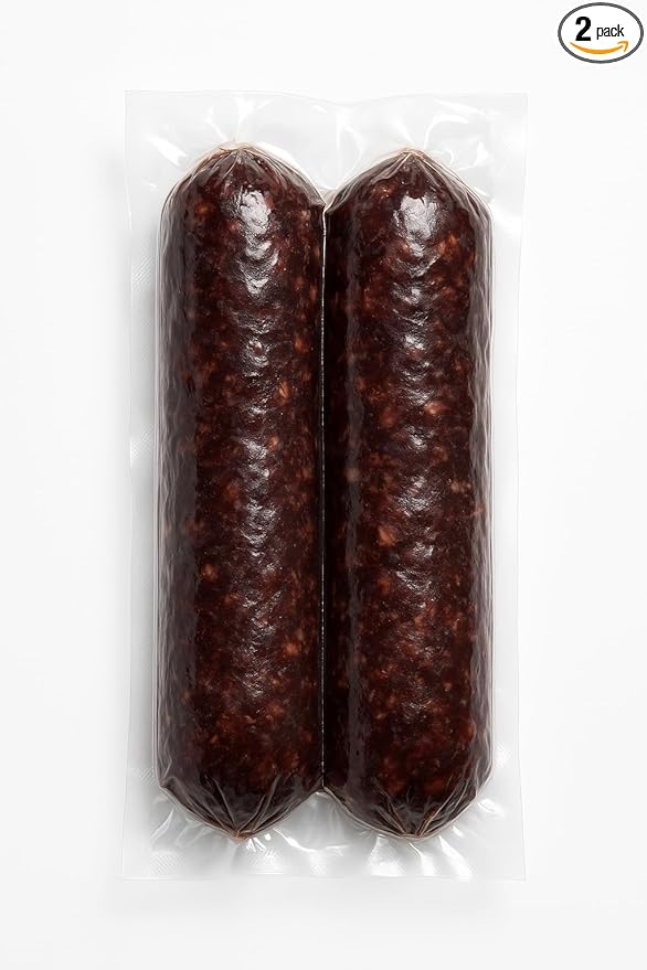 Morcilla Ibérica de Bellota – Premium Spanish Blood Sausage, Traditional Ibérico Recipe, 2-Pack