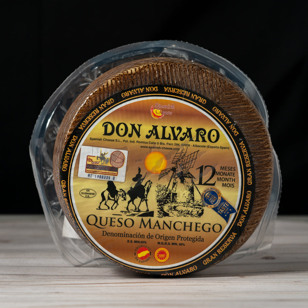 Queso Manchego Don Álvaro aged Spanish sheep's milk cheese