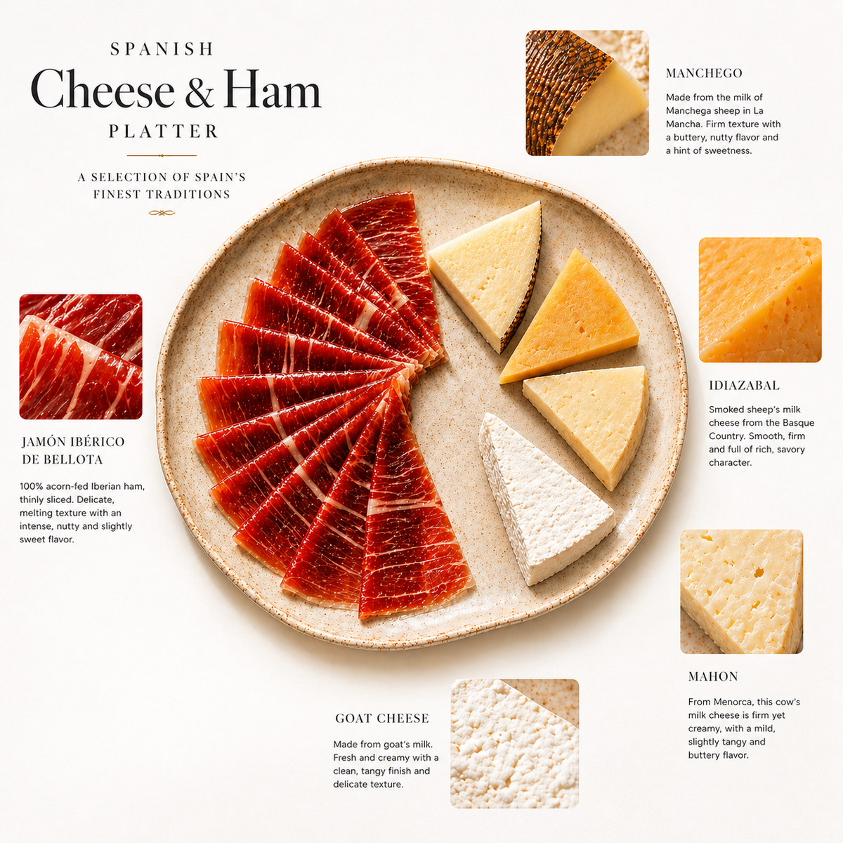 Spanish Cheese Sampler + Jamón Ibérico (Free)
