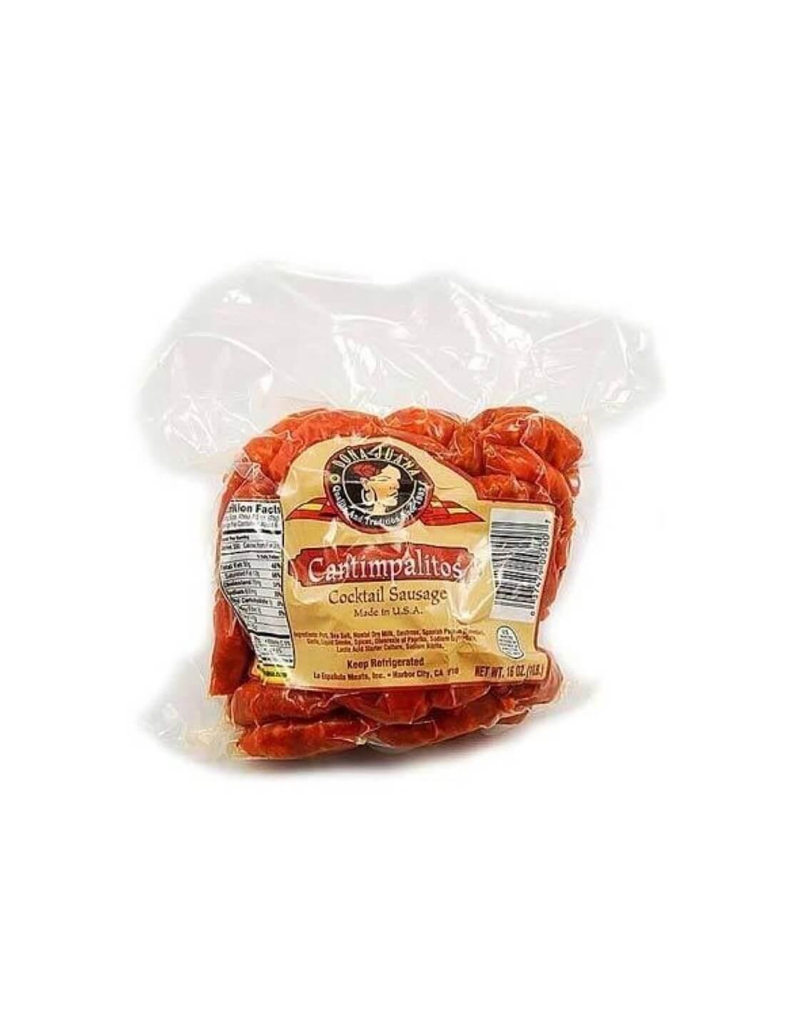 Cantimpalitos Doña Juana– Approx. 48 Mini Spanish Sausages, 15.8 oz (450 g) - Iberian Ham Express