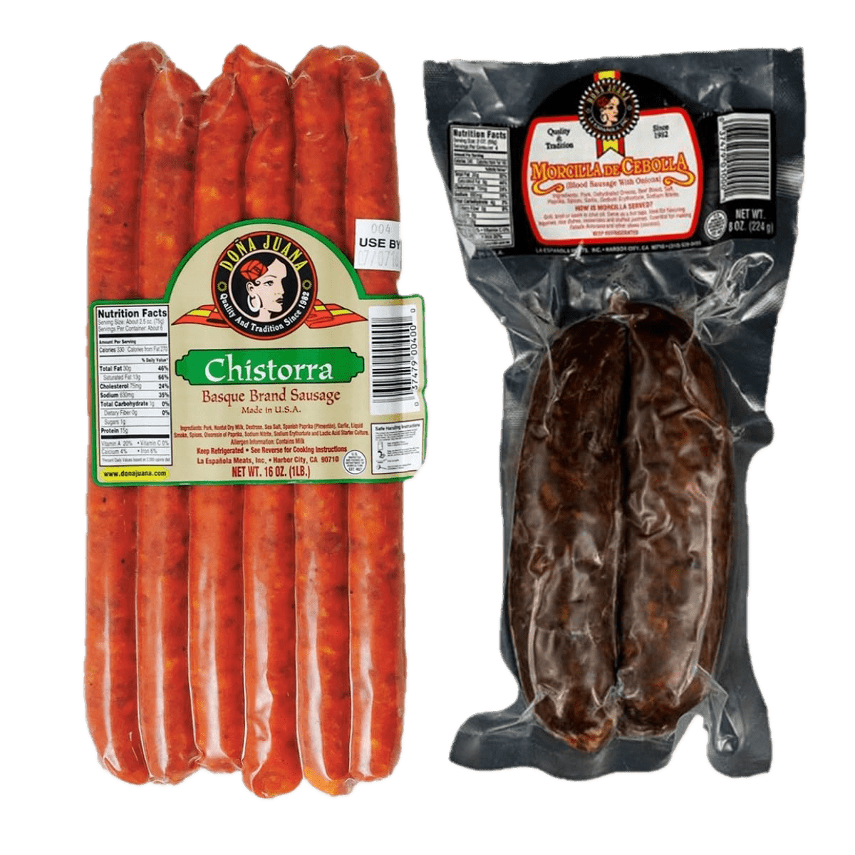 Chistorra Española & Morcilla de Cebolla - Iberian Ham Express