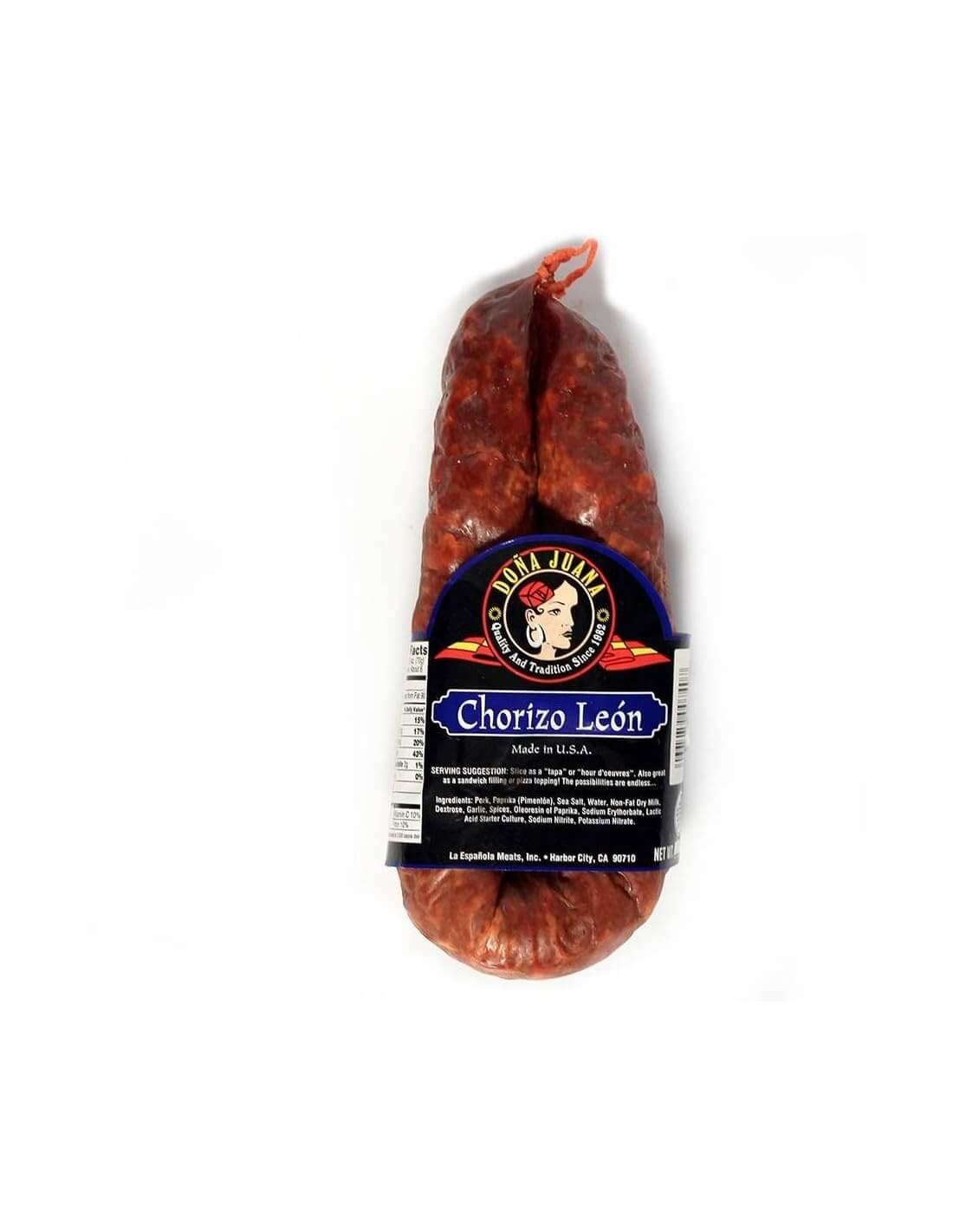 Chorizo León by Doña Juana (12 Ounce) - Iberian Ham Express