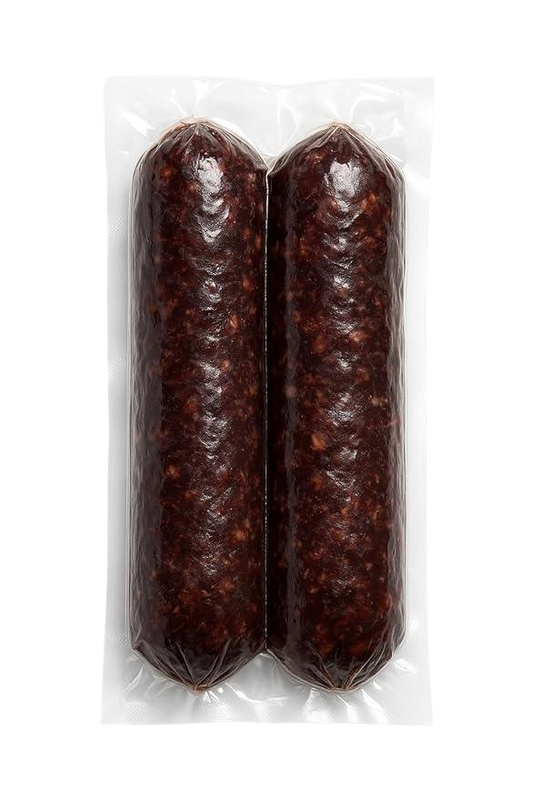 Morcilla Ibérica de Bellota – Premium Spanish Blood Sausage, Traditional Ibérico Recipe, 2-Pack