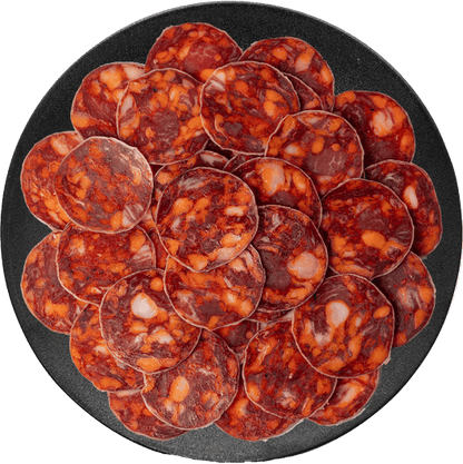 Chorizo Ibérico de Bellota – Sliced Spanish Cured Sausage - Iberian Ham Express