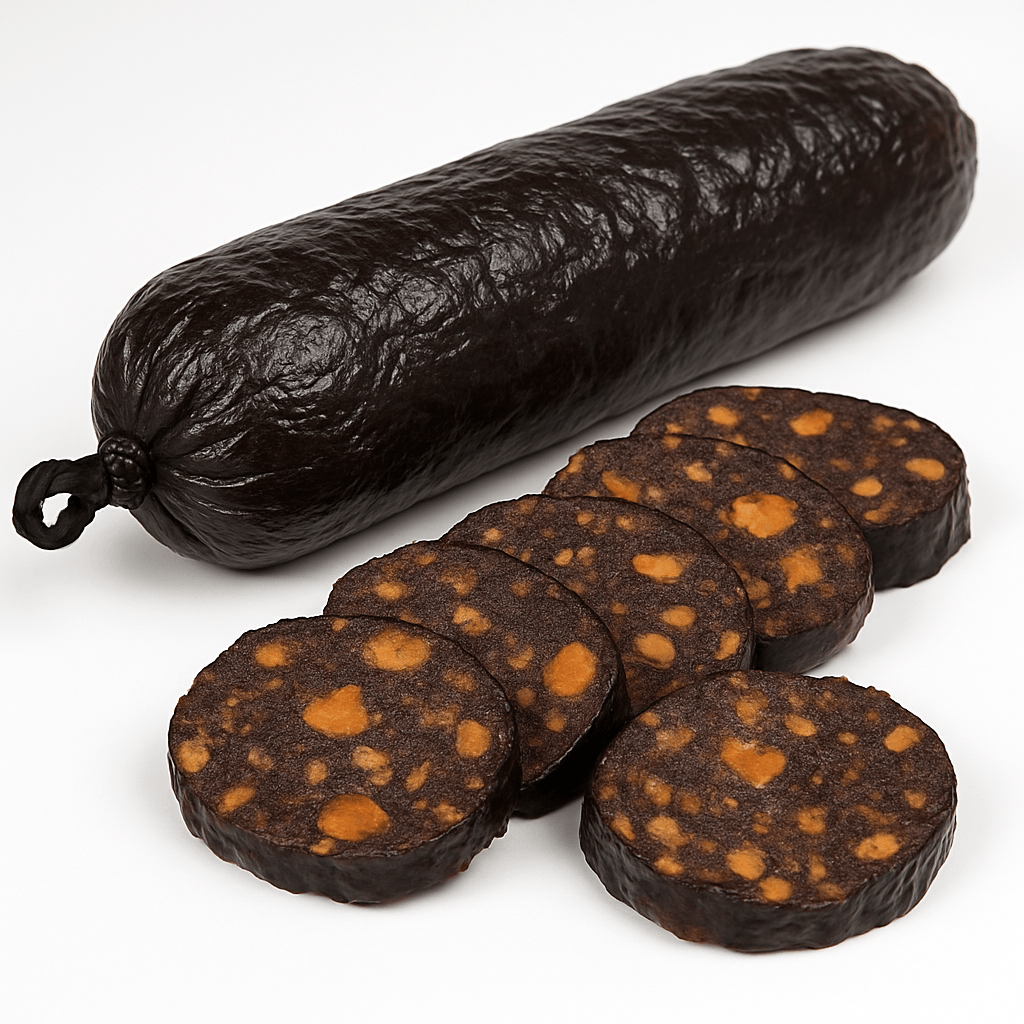 Morcilla Ibérica de Bellota – Premium Spanish Blood Sausage, Traditional Ibérico Recipe, 2-Pack - Iberian Ham Express