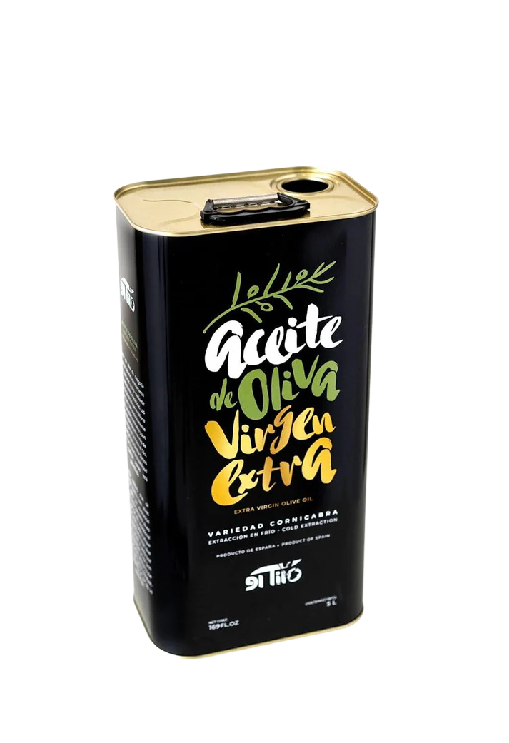 El Tilo Spanish EVOO 5L Tin – Bulk Organic Olive Oil USA