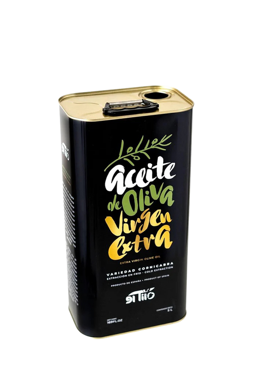 El Tilo Spanish EVOO 5L Tin – Bulk Organic Olive Oil USA