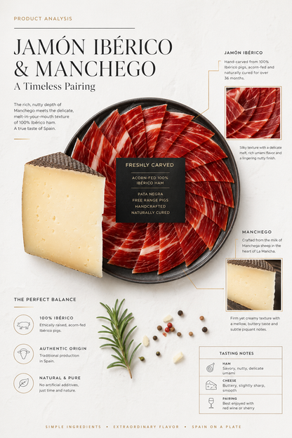Iberian Ham & Manchego Cheese Bundle – Spanish Charcuterie USA