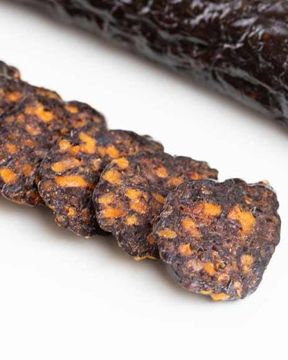 Morcilla Ibérica de Bellota – Premium Spanish Blood Sausage, Traditional Ibérico Recipe, 2-Pack - Iberian Ham Express
