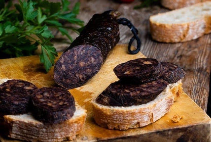 Morcilla Ibérica de Bellota – Premium Spanish Blood Sausage, Traditional Ibérico Recipe, 2-Pack - Iberian Ham Express
