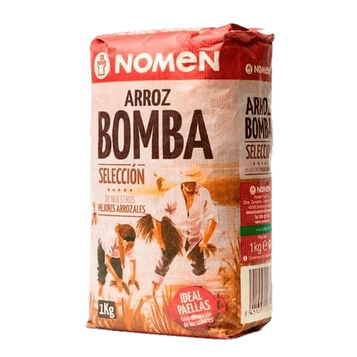 Nomen Bomba Rice, Premium 1 kg (2.2 lb) Bag – Iberian Ham Express